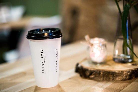 Flat white cafe